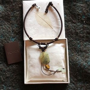 Novica Pearl & Prehnite Necklace (not avail new)